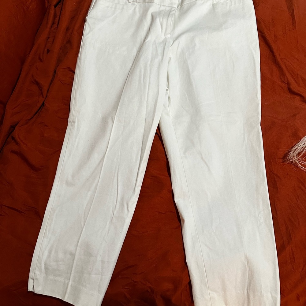 NWT lane Bryant creamy white ankle pant 14